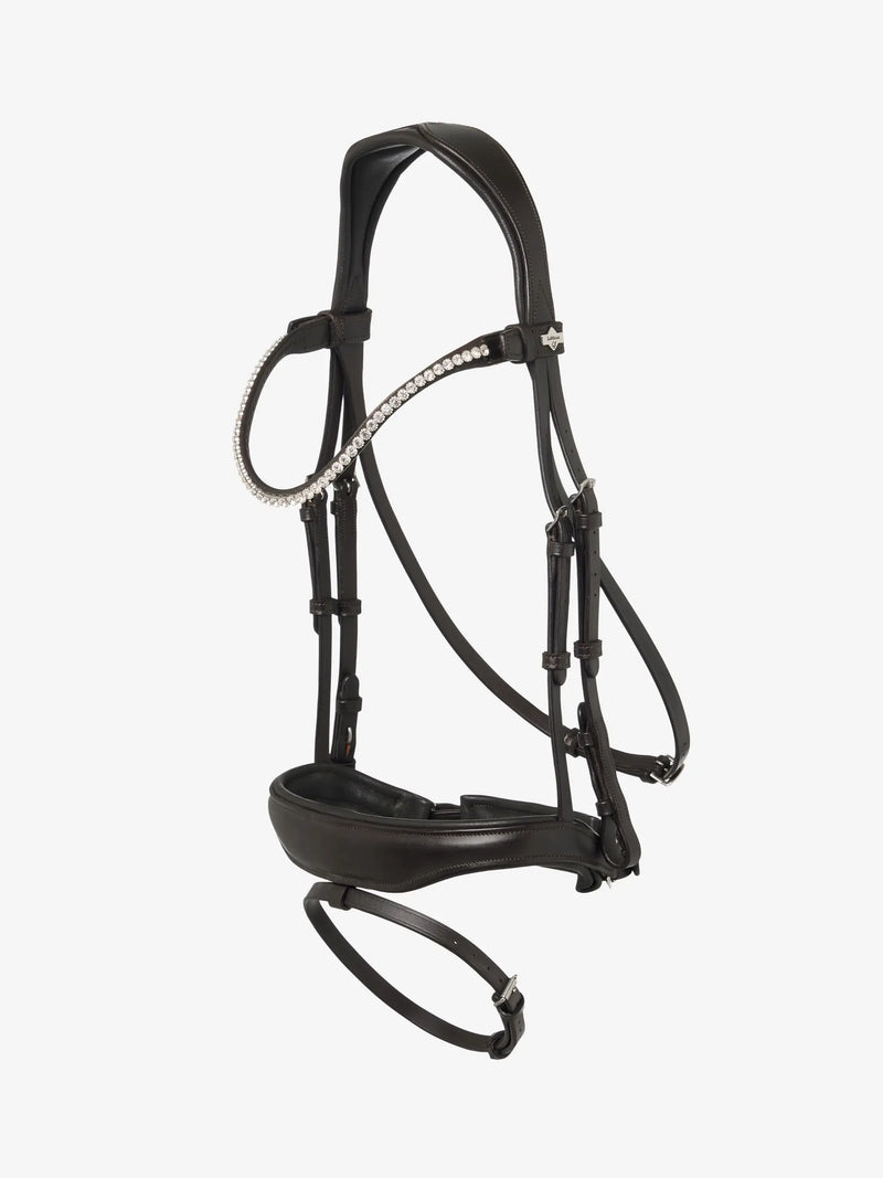 Indlæs billede i Gallery Viewer, LM(F) CORE Kudos Anatomic Dressage Bridle Brown
