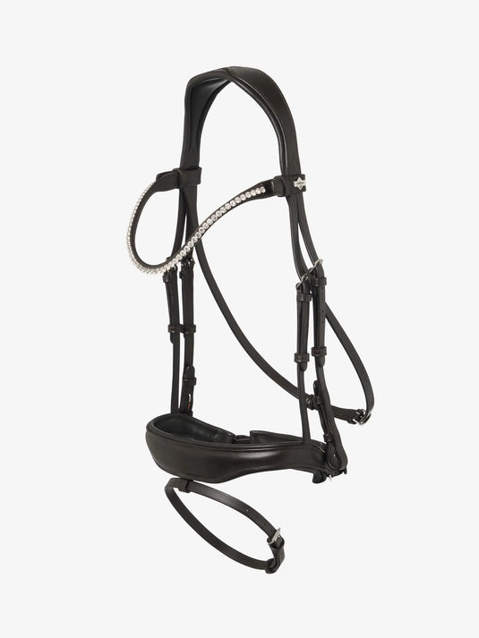 LM(F) CORE Kudos Anatomic Dressage Bridle Brown