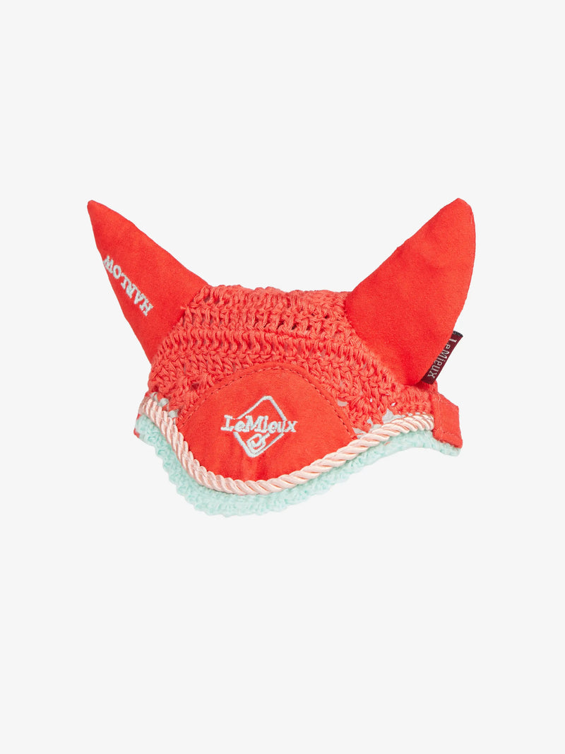 Indlæs billede i Gallery Viewer, LeMieux Harlow Toy Pony Fly Hood Coral Crush
