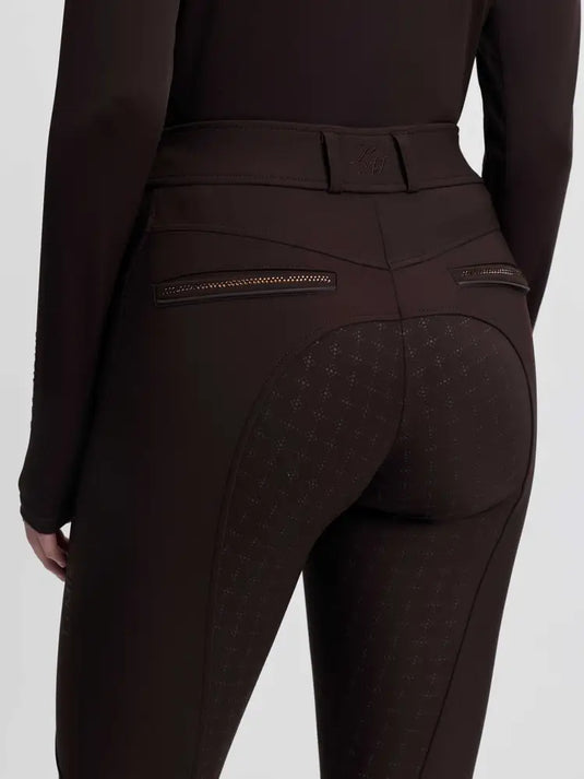 LM Brilliance Full Seat Breeches Espresso