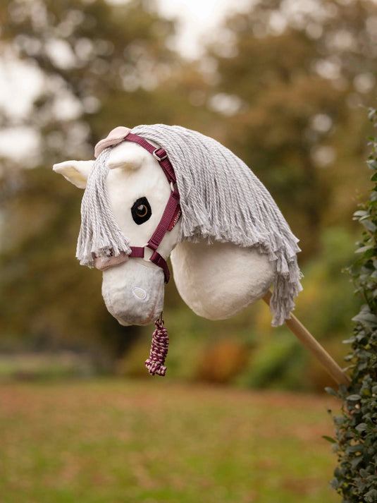 LM Hobby Horse Vogue Headcollar & Leadrope Blackberry