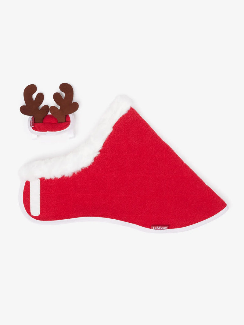 Indlæs billede i Gallery Viewer, LM Hobby Horse Christmas Rug Set Red
