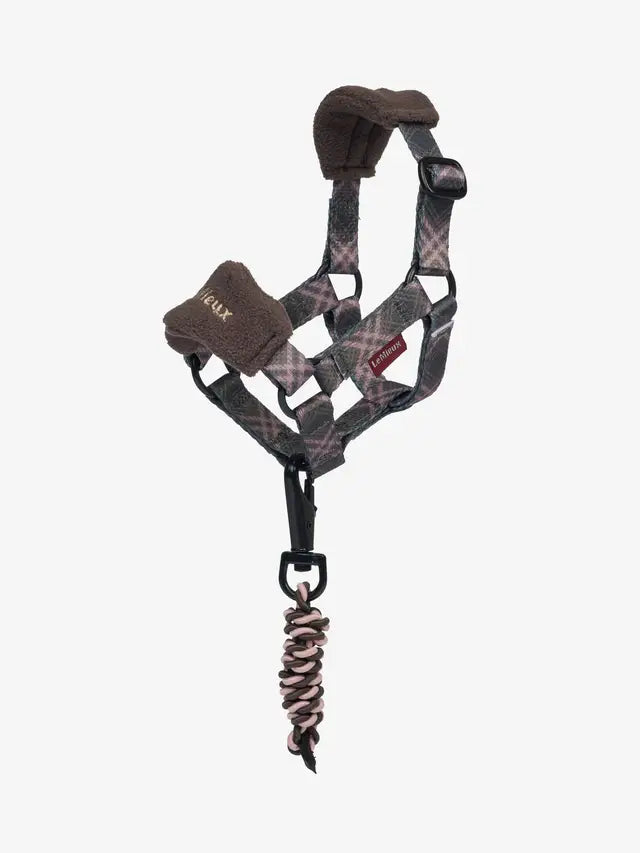 Indlæs billede i Gallery Viewer, LM AU26 Toy Pony Heritage Vogue Headcollar &amp; Leadrope Cocoa

