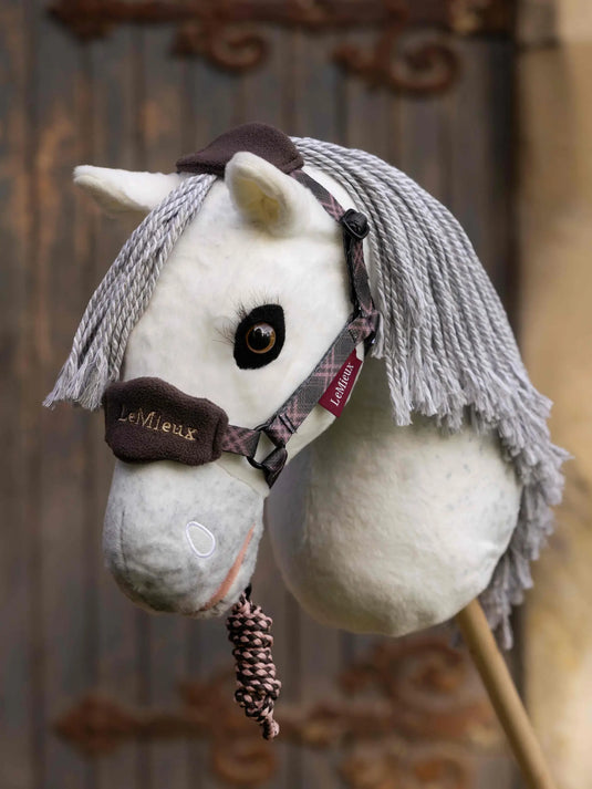 LM AU26 Hobby Horse Heritage Vogue Headcollar & Leadrope Cocoa