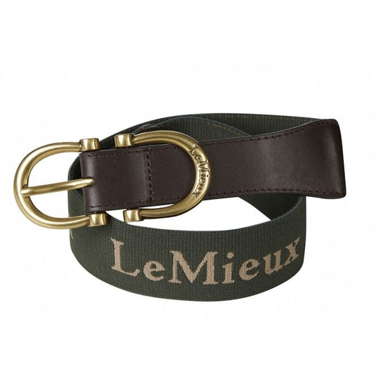 LM Oak Green LeMieux Elasticated Belt