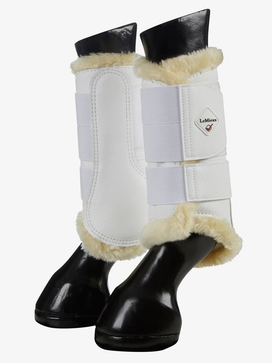 LM(F) CORE Fleece Lined Brushing Boots White