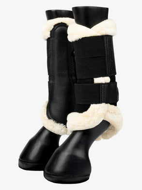 LM Fleece EDGE MESH boot, Sort-Natur