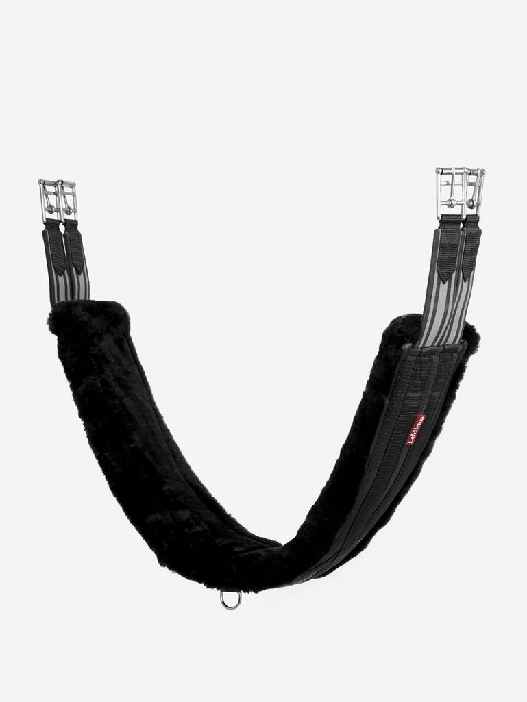 Indlæs billede i Gallery Viewer, LM(F) Fleece Lined Anatomic Girth Black/Black
