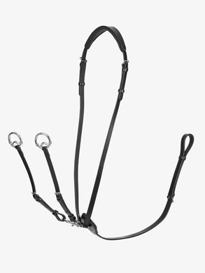 LM Kudos Running Martingale Black/Silver