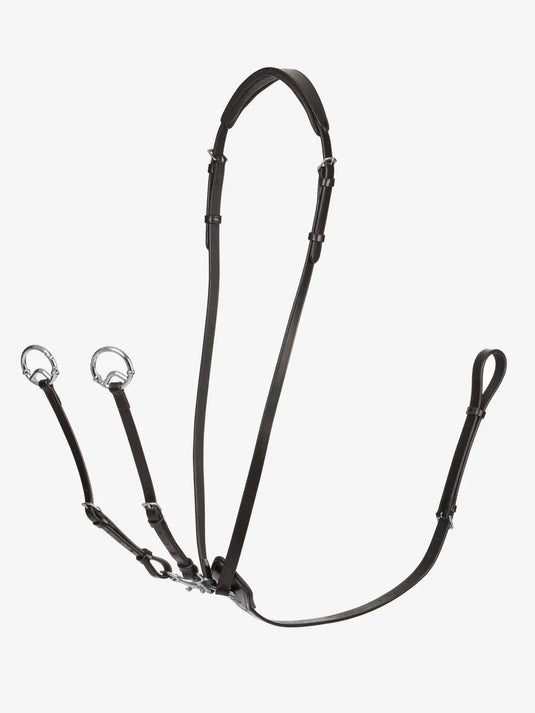 LM Kudos Running Martingale Brown/Silver