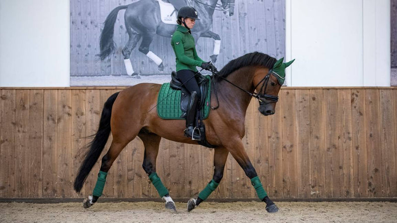 Indlæs billede i Gallery Viewer, LM Loire Classic Dressage Square HUNTERGREEN
