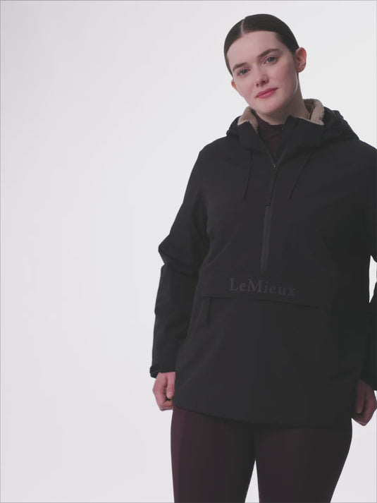 AW25 LM Phoebe Half Zip Waterproof Anorak Black