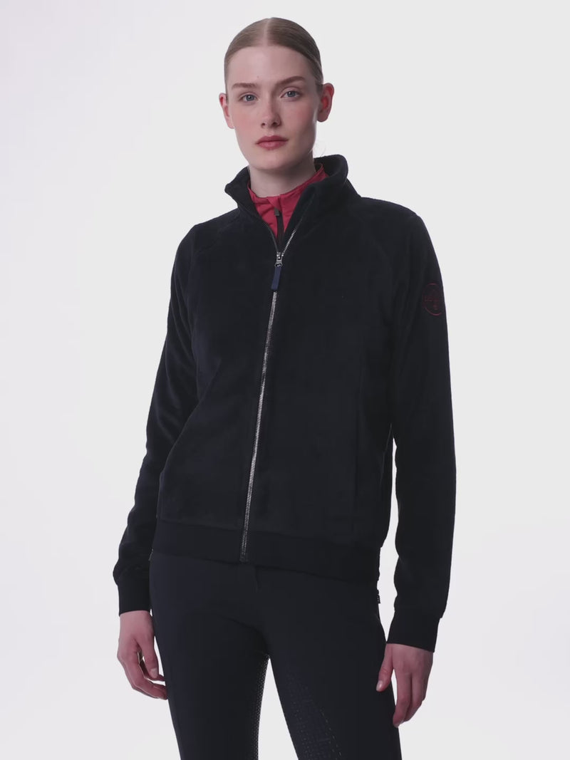 Indlæs og afspil video i Gallery Viewer, AW25 LM Liberty Fleece Zip Through Navy
