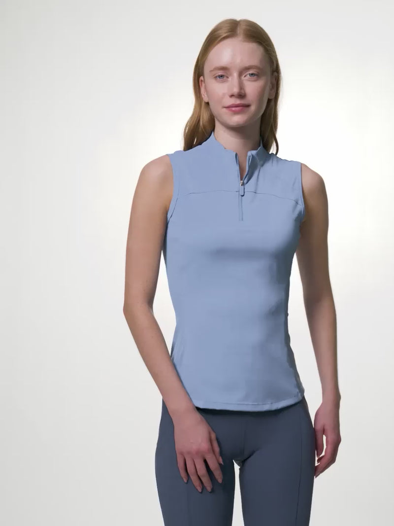 Indlæs og afspil video i Gallery Viewer, SS26 Airflow Sleeveless Base Layer Powder Blue
