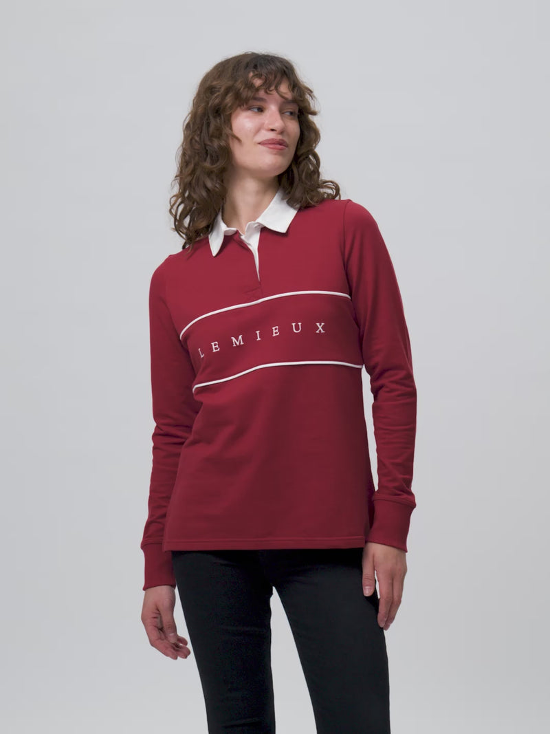 Indlæs og afspil video i Gallery Viewer, Rochelle Rugby Shirt Russet

