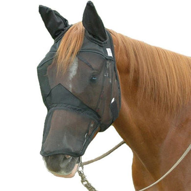 Maske m/øre m/mule (Quiet Ride, sort)