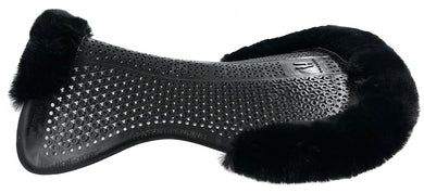Horsena Regular Gel Pad - ROLLED EDGE SORT LAMMESKIND Dressage