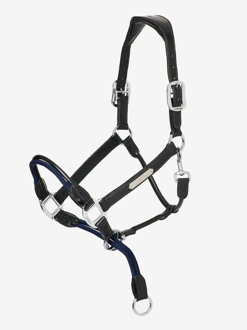 Indlæs billede i Gallery Viewer, LM CORE Rope Control Headcollar Black
