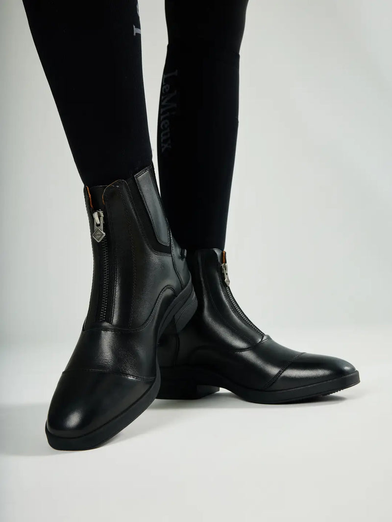 Indlæs billede i Gallery Viewer, LM(F) Zip Paddock Boot Black
