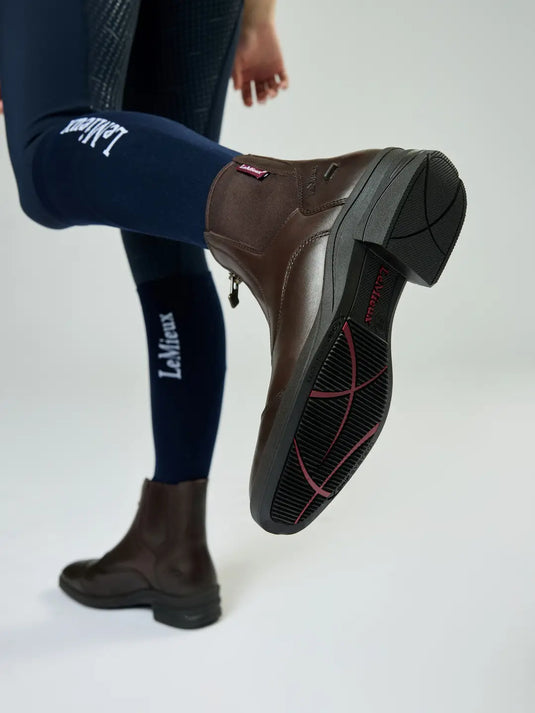 LM(F) Junior Zip Paddock Boot Brown