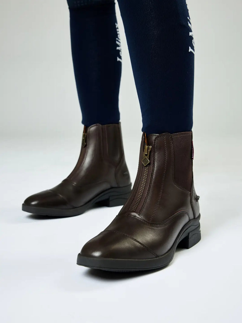 Indlæs billede i Gallery Viewer, LM(F) Junior Zip Paddock Boot Brown
