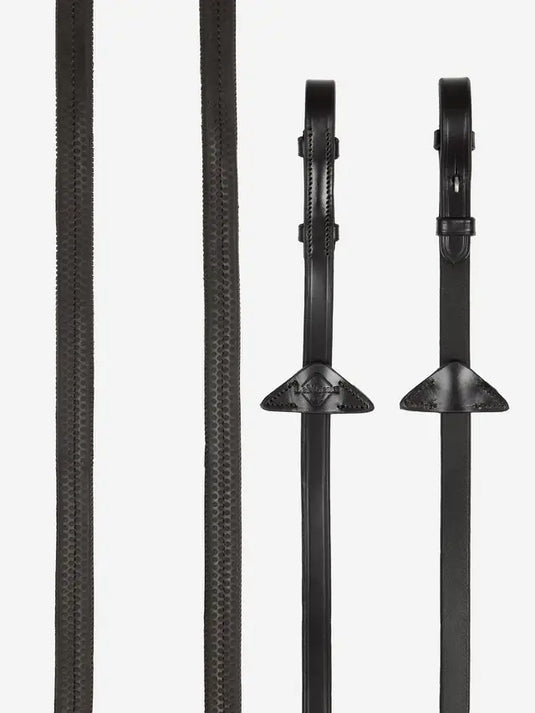 LM(F) CORE Rubber Reins Brown/Silver
